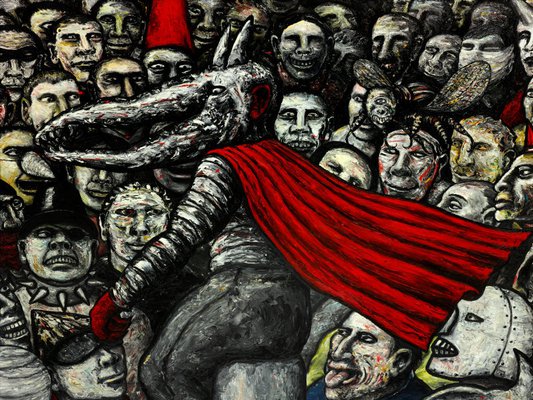 Alternate image of Painting by Peter Booth