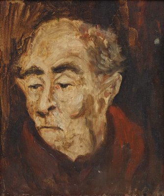 Alternate image of Portrait study for 'The soup kitchen' by Brett Whiteley