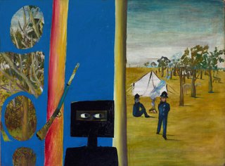 AGNSW collection Sidney Nolan The camp (1946) 207.1978
