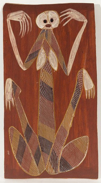 Yawkyawk, (1985) by John Mawurndjul :: The Collection :: Art Gallery NSW