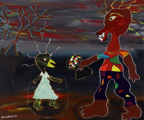 Stop and think, (1993) by HJ Wedge