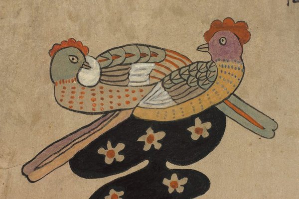 Alternate image of Eight panel 'Munjado-chaekkori' screen by Unknown