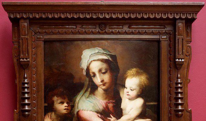 Alternate image of Madonna and Child with infant John the Baptist by Domenico Beccafumi