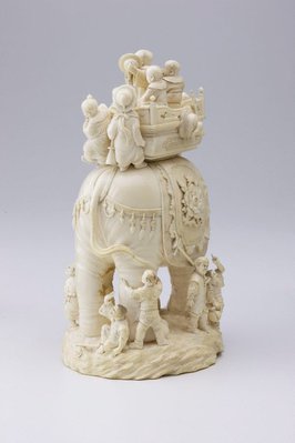 Alternate image of Elephant carrying howdah by