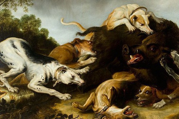 Alternate image of The boar hunt by Frans Snyders