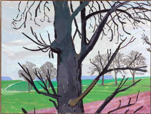 Alternate image of A closer winter tunnel, February-March by David Hockney
