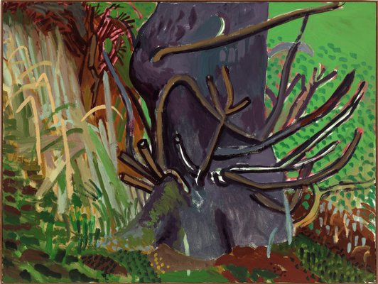 Alternate image of A closer winter tunnel, February-March by David Hockney