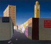 Central Station II, 1974-1975 by Jeffrey Smart