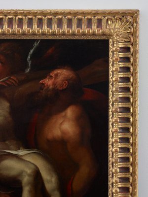 Alternate image of The dead Christ on the cross with Sts Mary Magdalene, Augustine and Jerome, and angels by Giulio Cesare Procaccini