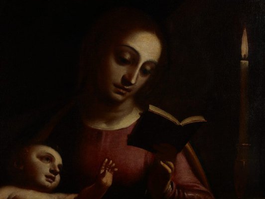 Alternate image of Holy Family with St John the Baptist by Luca Cambiaso