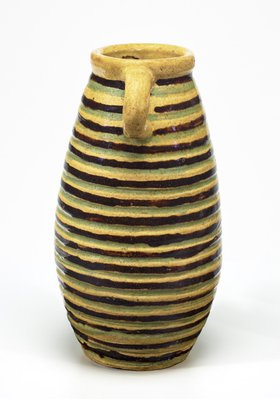 Alternate image of Vase with striped design by Anne Dangar