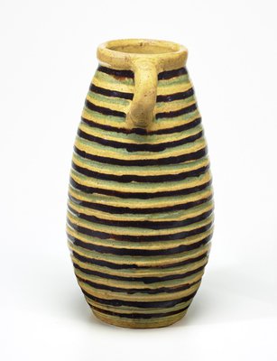 Alternate image of Vase with striped design by Anne Dangar