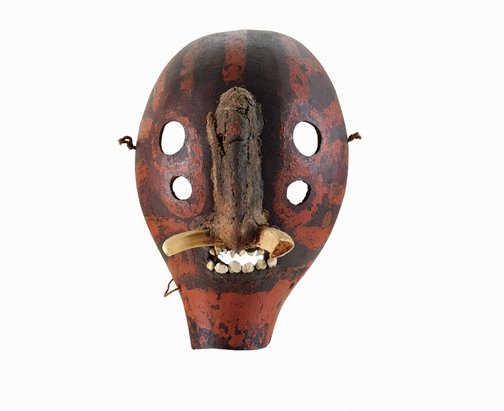 Gourd mask, mid 20th century, collected 1964 by Chuave people :: The ...