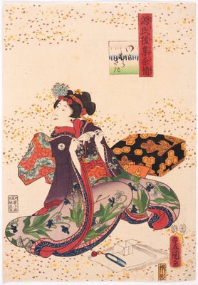 Alternate image of The safflower (Chapter 6) by Utagawa Kunisada