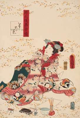 Alternate image of Heart-to-heart (Chapter 9) by Utagawa Kunisada