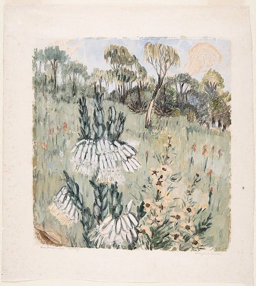 Australian Flowers In Bush, (1946) By Margaret Preston :: The ...