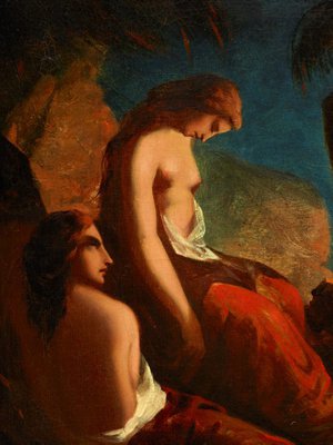 Alternate image of The three sisters of Phaethon weeping over the tomb of their brother by Francis Danby