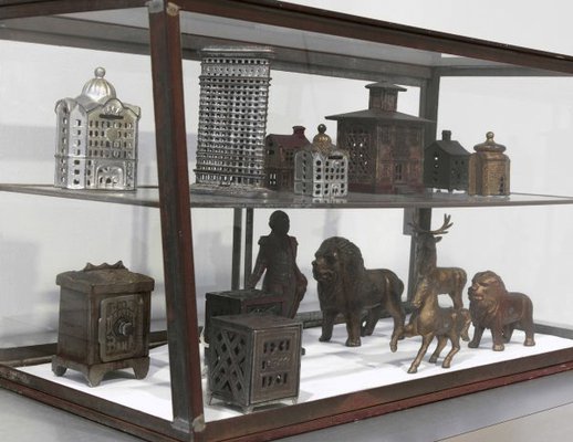 Alternate image of Untitled (graters, Victorian iron banks) by Haim Steinbach
