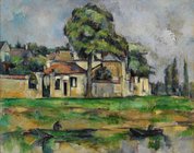 Banks of the Marne, (circa 1888) by Paul Cézanne