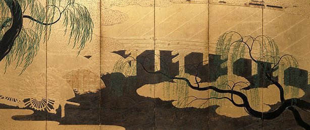 Alternate image of Uji bridge under the willows by