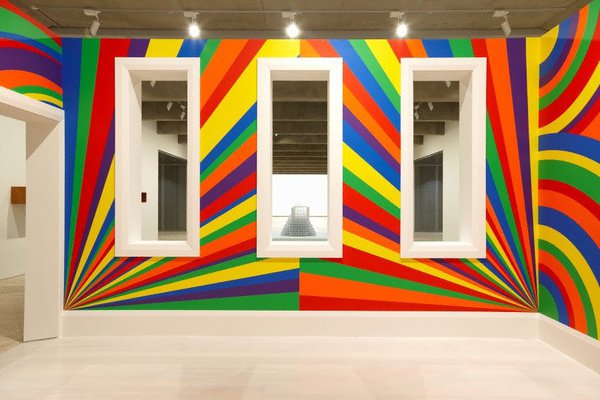 Alternate image of Wall drawing #1091: arcs, circles and bands (room) by Sol LeWitt