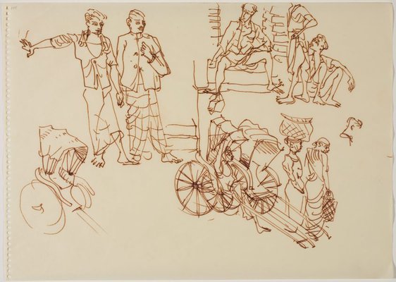Alternate image of Sketchbook, Sri Lanka by Donald Friend