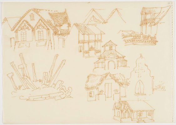 Alternate image of Sketchbook, Sri Lanka by Donald Friend