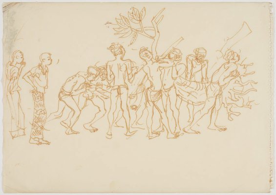 Alternate image of Sketchbook, Sri Lanka by Donald Friend
