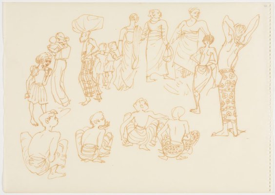 Alternate image of Sketchbook, Sri Lanka by Donald Friend