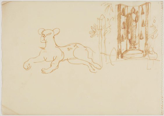 Alternate image of Sketchbook, Sri Lanka by Donald Friend