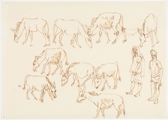 Alternate image of Sketchbook, Sri Lanka by Donald Friend