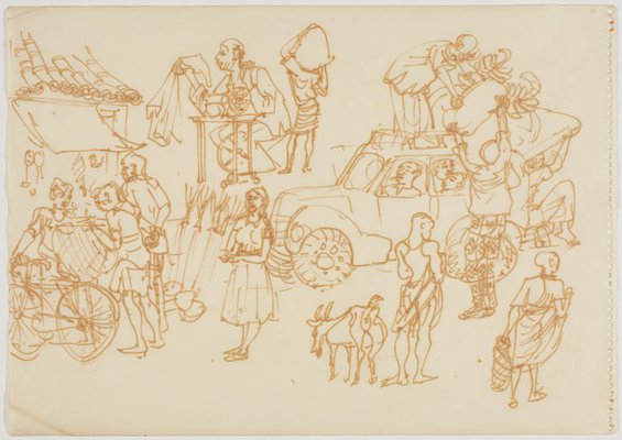 Alternate image of Sketchbook, Sri Lanka by Donald Friend