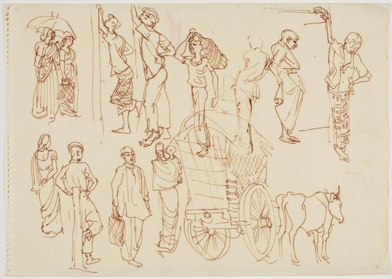 Alternate image of Sketchbook, Sri Lanka by Donald Friend