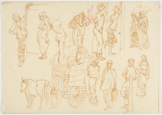 Alternate image of Sketchbook, Sri Lanka by Donald Friend