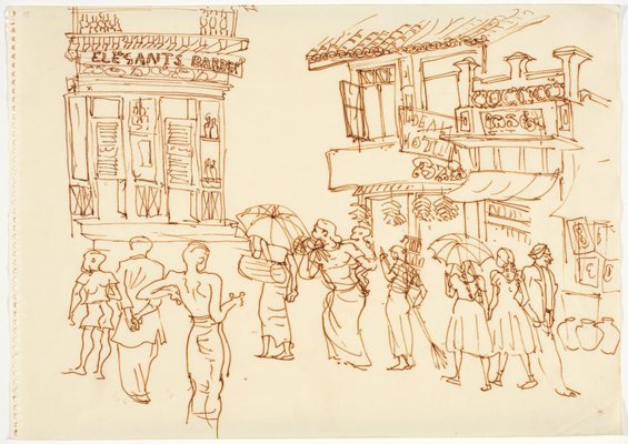 Alternate image of Sketchbook, Sri Lanka by Donald Friend