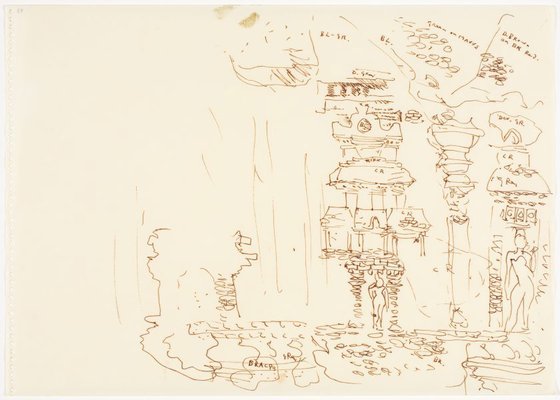 Alternate image of Sketchbook, Sri Lanka by Donald Friend