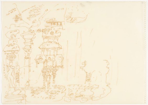 Alternate image of Sketchbook, Sri Lanka by Donald Friend