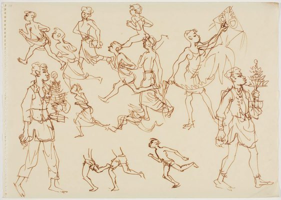 Alternate image of Sketchbook, Sri Lanka by Donald Friend