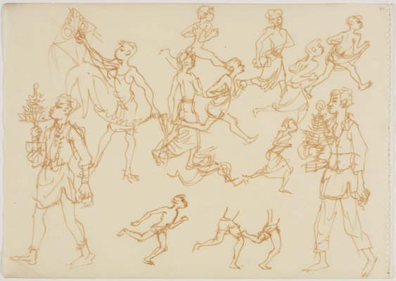 Alternate image of Sketchbook, Sri Lanka by Donald Friend
