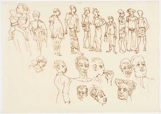 Alternate image of Sketchbook, Sri Lanka by Donald Friend
