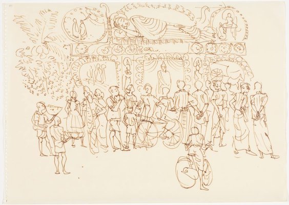 Alternate image of Sketchbook, Sri Lanka by Donald Friend