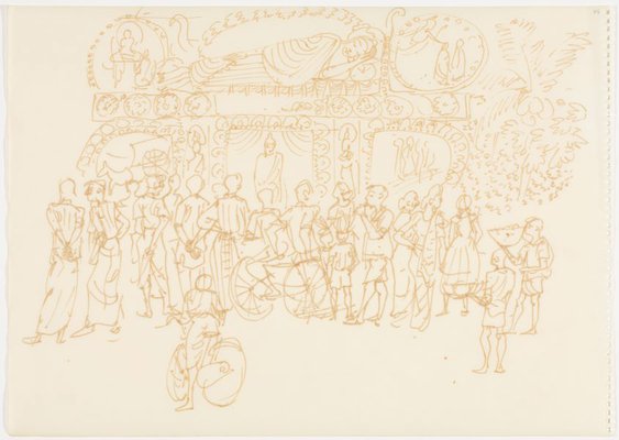 Alternate image of Sketchbook, Sri Lanka by Donald Friend