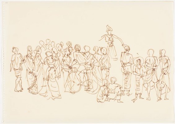 Alternate image of Sketchbook, Sri Lanka by Donald Friend