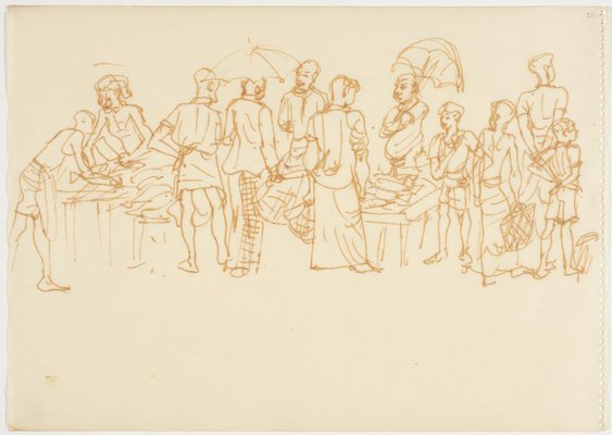 Alternate image of Sketchbook, Sri Lanka by Donald Friend