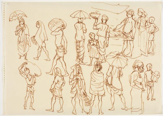 Alternate image of Sketchbook, Sri Lanka by Donald Friend