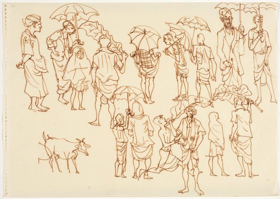 Alternate image of Sketchbook, Sri Lanka by Donald Friend