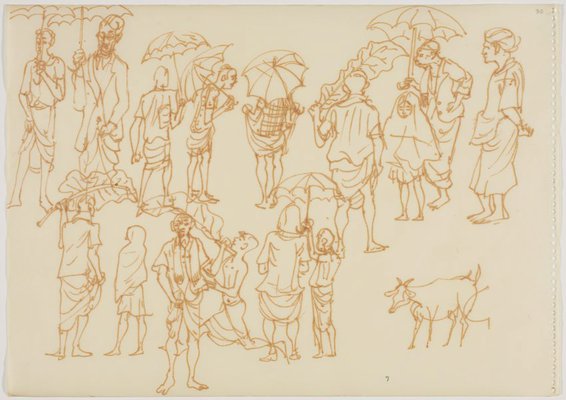 Alternate image of Sketchbook, Sri Lanka by Donald Friend