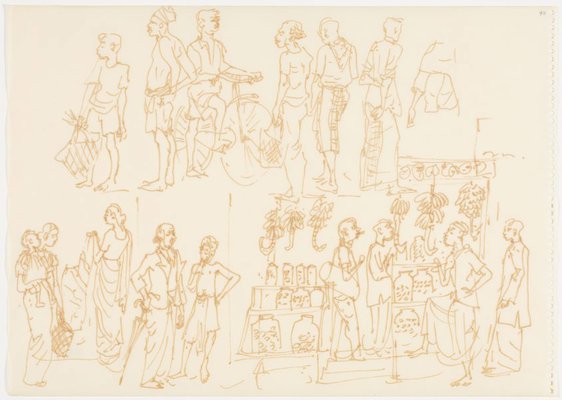 Alternate image of Sketchbook, Sri Lanka by Donald Friend