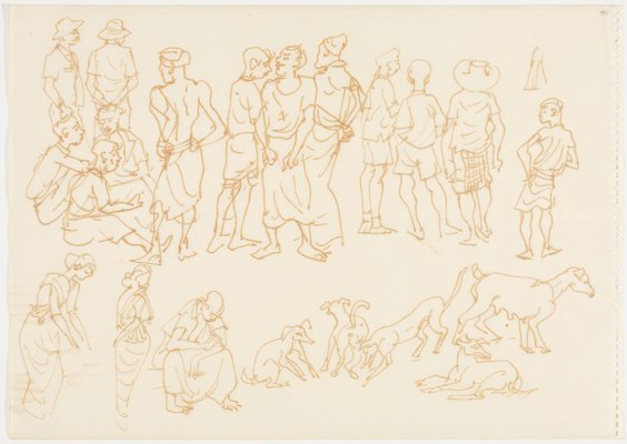 Alternate image of Sketchbook, Sri Lanka by Donald Friend