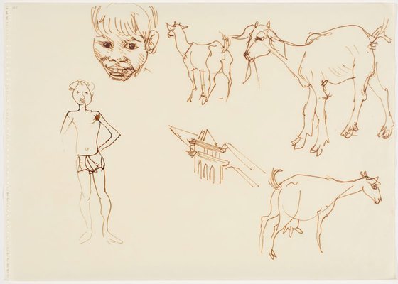 Alternate image of Sketchbook, Sri Lanka by Donald Friend